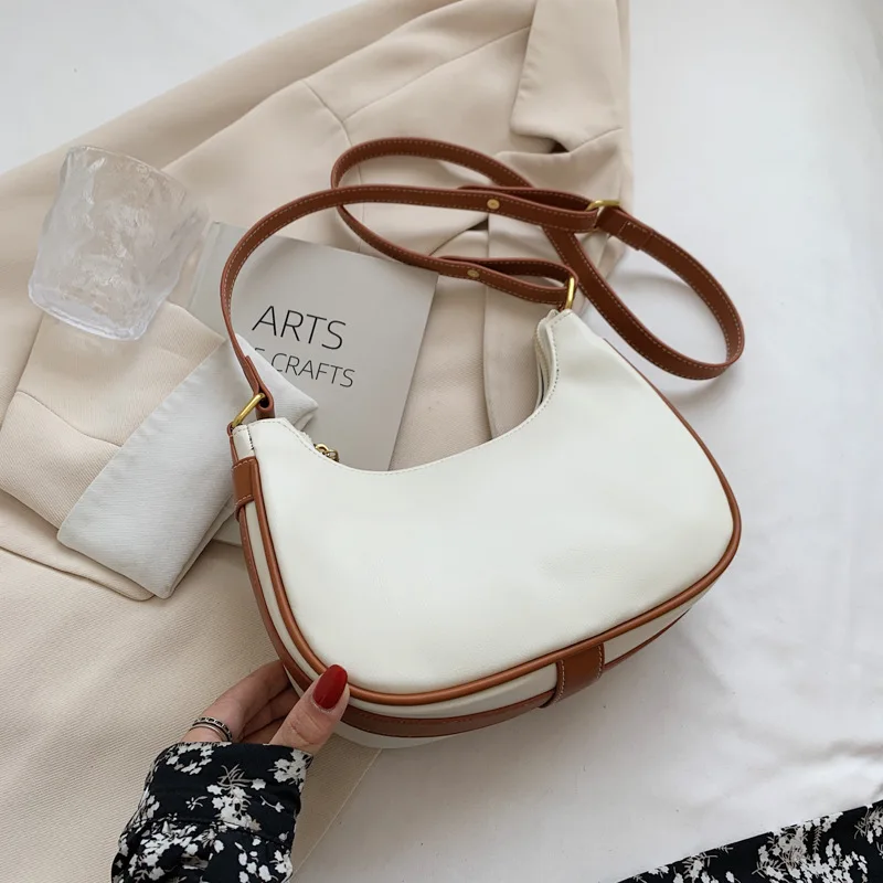 2021 New Fashion Dumpling Bag Shoulder Bag Leather French Girls Clutch Crossbody Bag Simplicity Luxury Handbags For Women, White,black,khaki
2021 New Fashion Dumpling Bag Shoulder Bag Leather French Girls Clutch Crossbody Bag Simplicity Luxury Handbags For Women, White,black,khaki