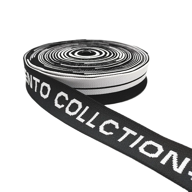 elastic band webbing for sportswear woven jacquard webbing custom knitted jacquard tape
elastic band webbing for sportswear woven jacquard webbing custom knitted jacquard tape