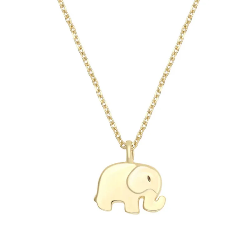 Popular accessories cute S925 sterling silver elephant necklace girl personalized necklace chain necklace, Gold,silver
Popular accessories cute S925 sterling silver elephant necklace girl personalized necklace chain necklace, Gold,silver