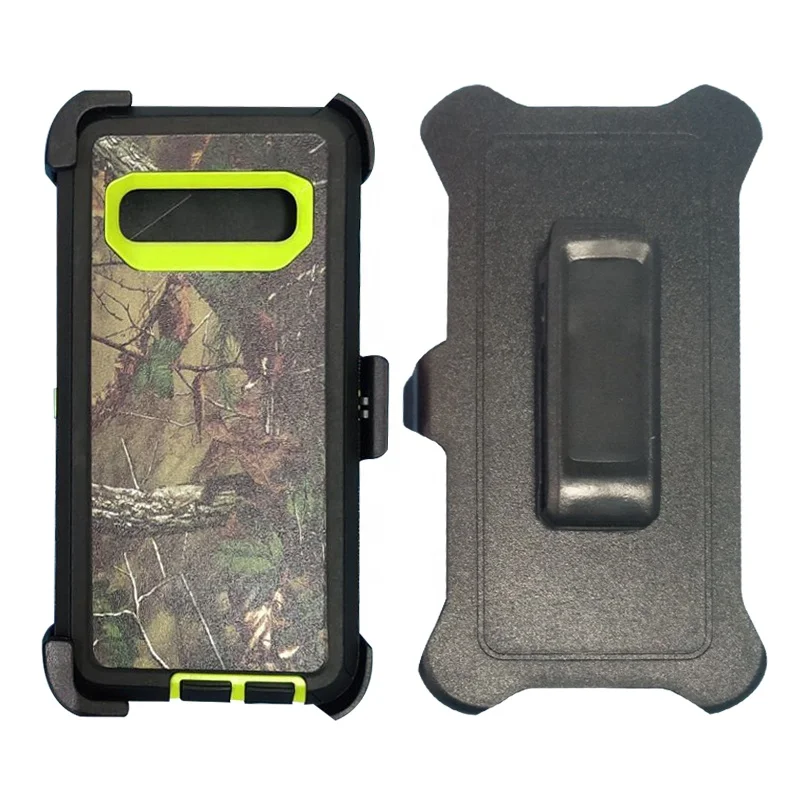 

Wholesale camo defender heavy duty cell phone case with belt clip for Samsung Galaxy S10 5g, Multi