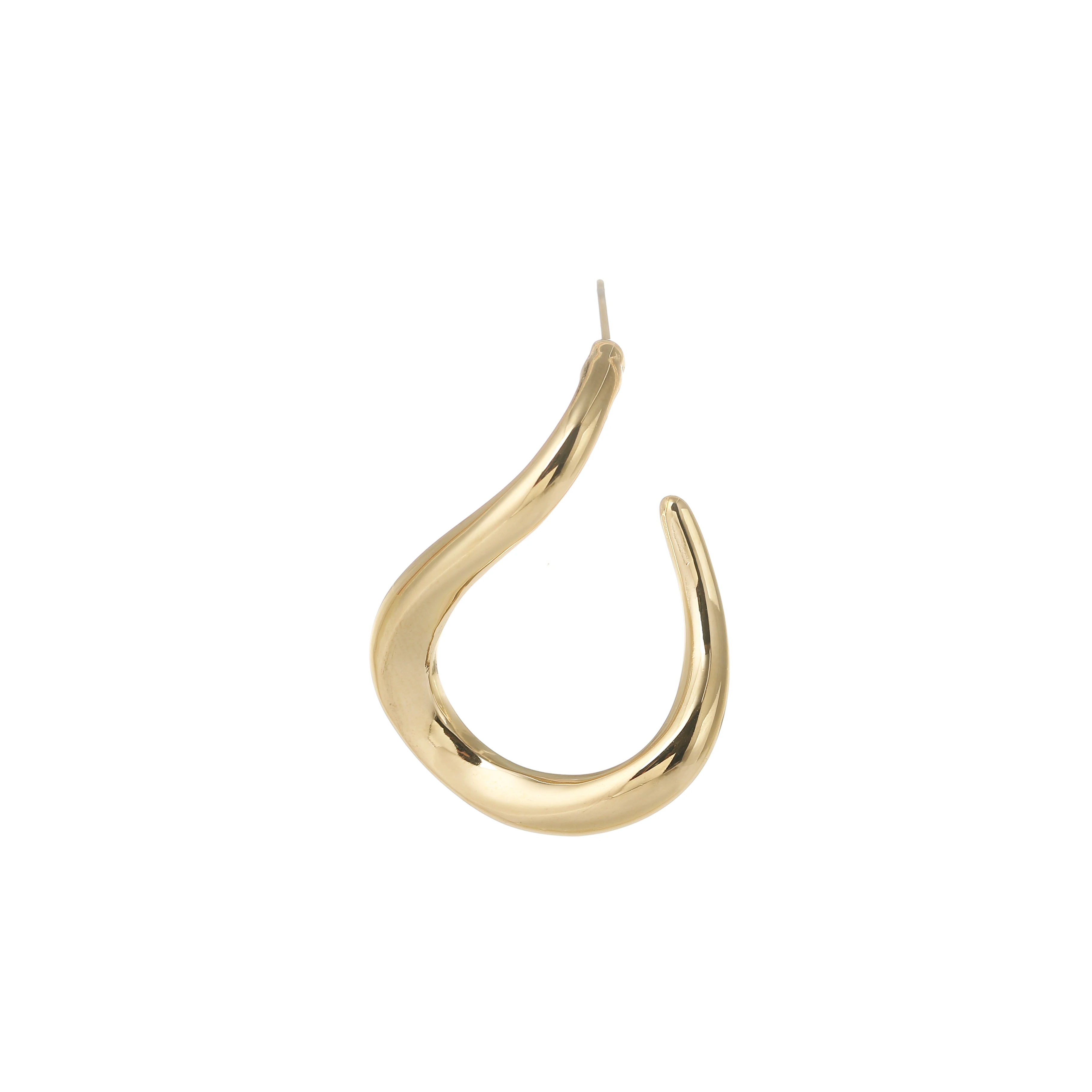 New Style Stainless Steel Female Accessories 14K Gold Plated Irregular Earrings
New Style Stainless Steel Female Accessories 14K Gold Plated Irregular Earrings