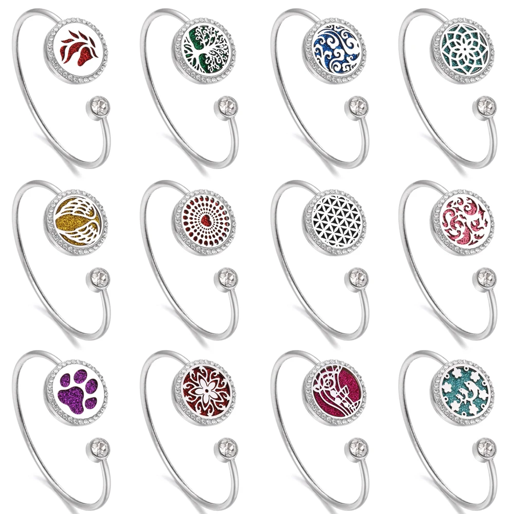 Best selling stainless steel bracelet perfume essential oil box aromatherapy diffuser bracelet
Best selling stainless steel bracelet perfume essential oil box aromatherapy diffuser bracelet