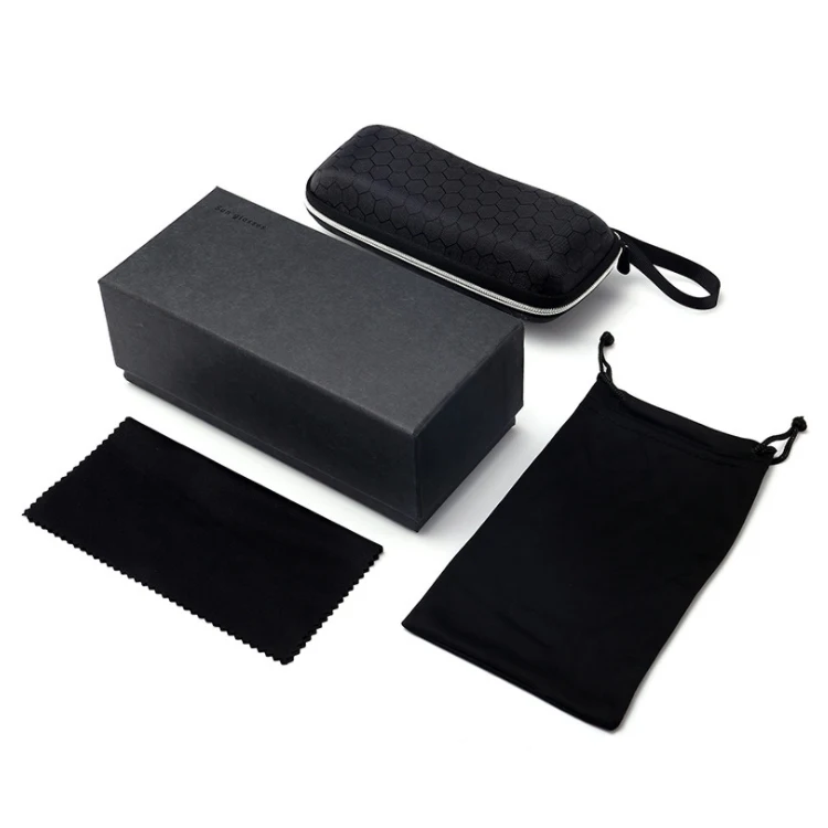 Custom Logo Fashion Sun Glasses Packing Suit Black Eyeglasses Cloth paper Box Sunglasses Case
Custom Logo Fashion Sun Glasses Packing Suit Black Eyeglasses Cloth paper Box Sunglasses Case