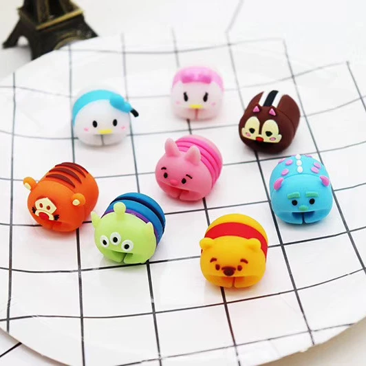 cartoon cute earphone mobile phone usb cord charger cable protector, Colorful 
cartoon cute earphone mobile phone usb cord charger cable protector, Colorful