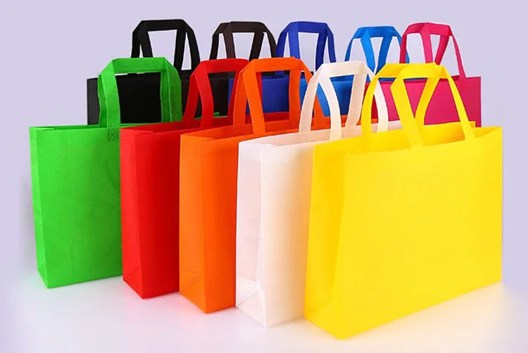 logo recycled pp non woven foldable shopping tote bag wholesale