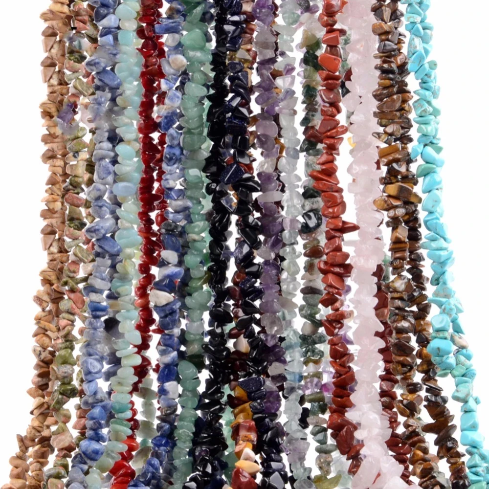 Asingeloo 34" Tumbled Chips Irregular Shaped Drilled Gemstone Stone Beads in Strand for DIY Jewelry Making
Asingeloo 34" Tumbled Chips Irregular Shaped Drilled Gemstone Stone Beads in Strand for DIY Jewelry Making