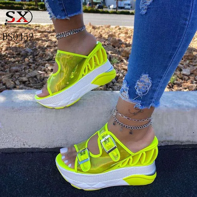 Women's slippers new products in the summer of slope heel super high heel women's shoes open toe outdoor slippers, Black pink,yellow
Women's slippers new products in the summer of slope heel super high heel women's shoes open toe outdoor slippers, Black pink,yellow