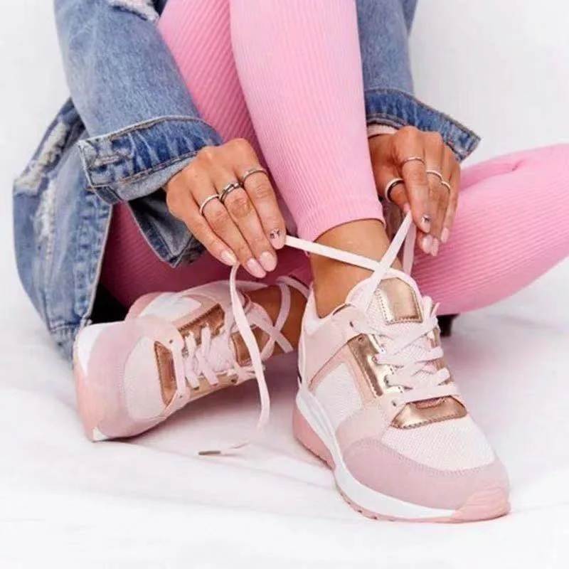 2021 New Arrivals Women Shoes Leopard Print Lace-Up Breathable Women Platform Sport Shoes Footwear Women Shoes Large Size, Beige,white,grey,pink
2021 New Arrivals Women Shoes Leopard Print Lace-Up Breathable Women Platform Sport Shoes Footwear Women Shoes Large Size, Beige,white,grey,pink