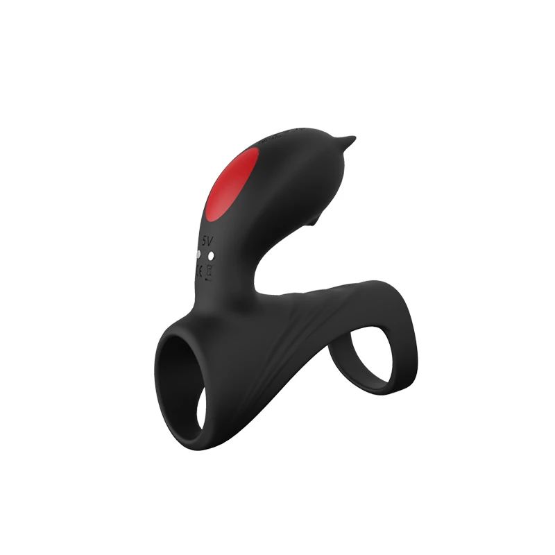 Anillo de silicona para el pene Eyaculación Vibrador a prueba de agua Anillo para el pene