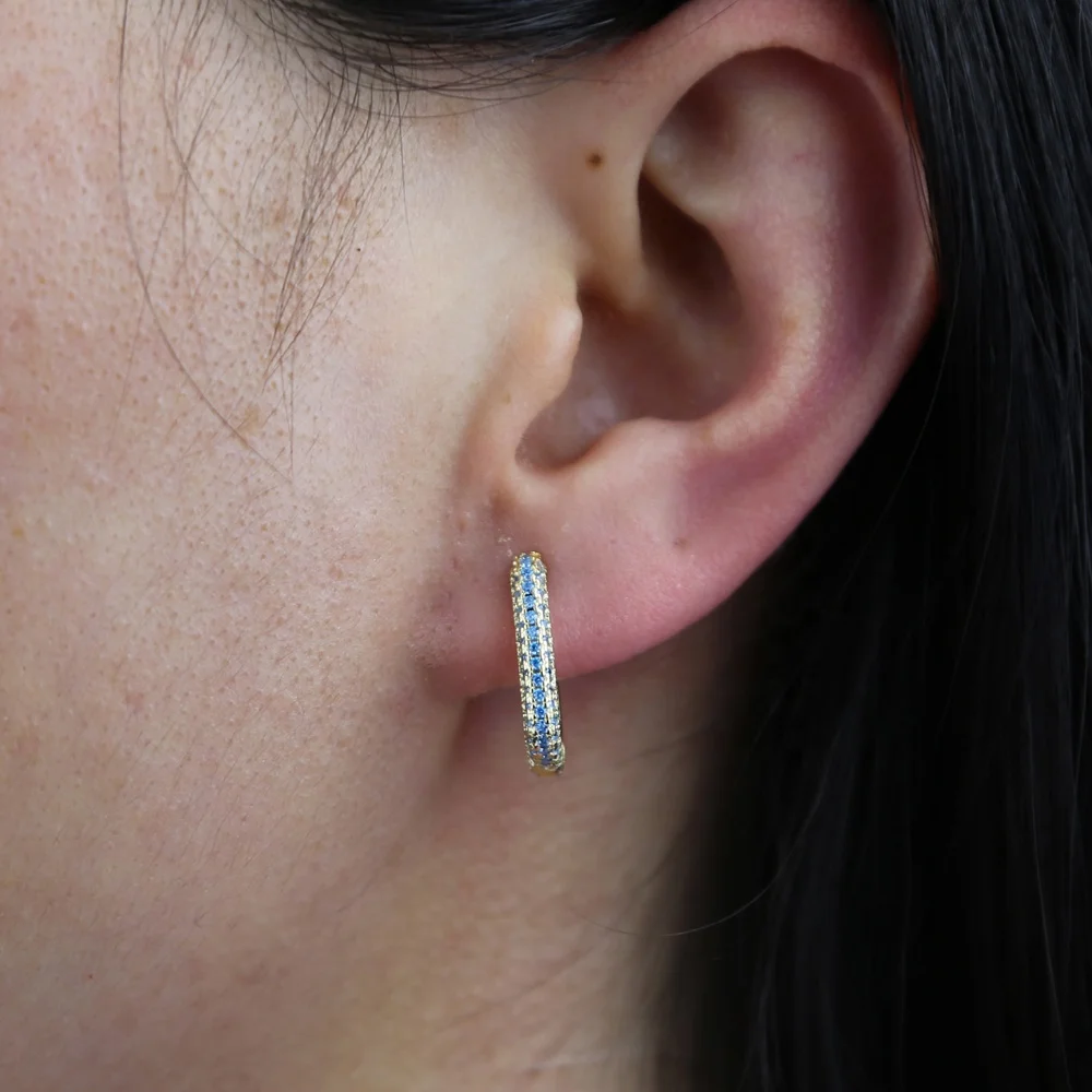 Women Fashion Hoop Earrings Geometric Square Shape Half CZ Half Metal Gold Color Rainbow Huggie Earring High Quality Jewelry
Women Fashion Hoop Earrings Geometric Square Shape Half CZ Half Metal Gold Color Rainbow Huggie Earring High Quality Jewelry
