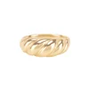 925 silver jewelry 14k gold gram price Croissant Pinky Ring ring