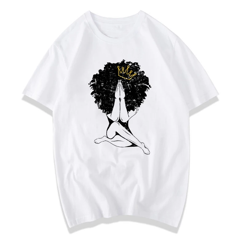 Woman Praying T-shirt Women African American Black Woman Girl Lady Praying God Shirt Femme
Woman Praying T-shirt Women African American Black Woman Girl Lady Praying God Shirt Femme