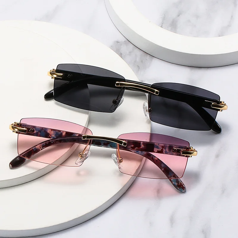 Conchen Transparent Fashion Newest Shades Rimless Rectangle Women Mens Sunglasses 2021, Mix color
Conchen Transparent Fashion Newest Shades Rimless Rectangle Women Mens Sunglasses 2021, Mix color