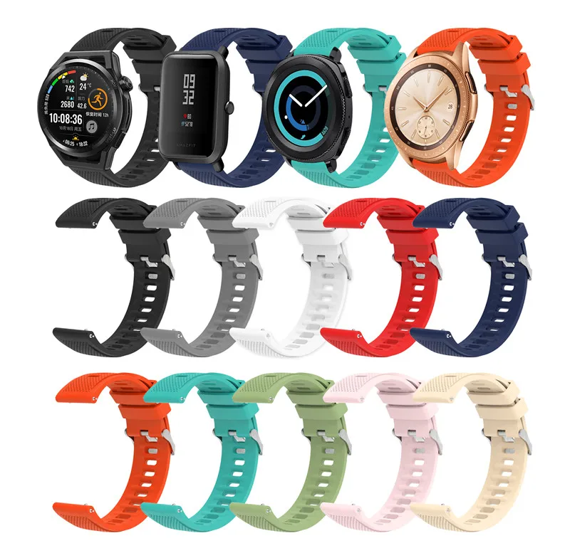 2023 20mm 22mm Quick Release Soft Sport Replacement Watch Strap For Women Men Band For Samsung Galaxy Watch
2023 20mm 22mm Quick Release Soft Sport Replacement Watch Strap For Women Men Band For Samsung Galaxy Watch
