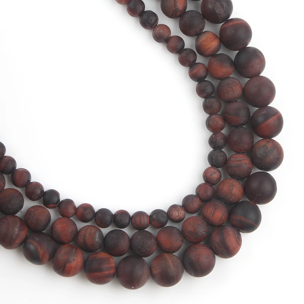 Wholesale 4/6/8/10/12MM Round AB+ Matte Frosted Red Tiger Eye Stone Beads for Bracelet Necklace DIY
Wholesale 4/6/8/10/12MM Round AB+ Matte Frosted Red Tiger Eye Stone Beads for Bracelet Necklace DIY