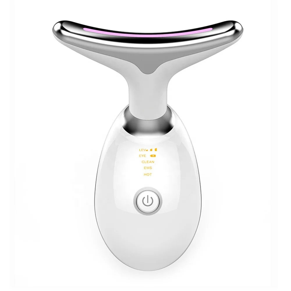 Anti Wrinkle 3 Color EMS LED Light neck lifting device led light face lift and neck 2021 neck lifting massager
Anti Wrinkle 3 Color EMS LED Light neck lifting device led light face lift and neck 2021 neck lifting massager