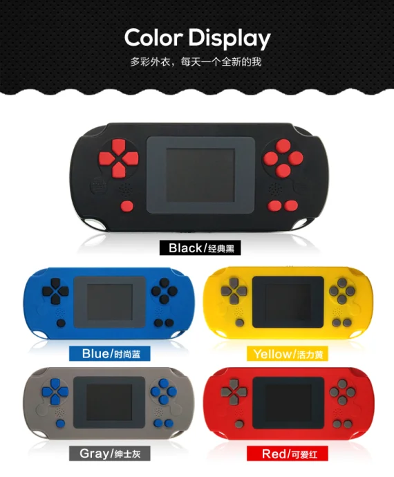 Portable Handheld Game Consoles Mini Video Game Console Children Gifts Built-in 268 Retro Game