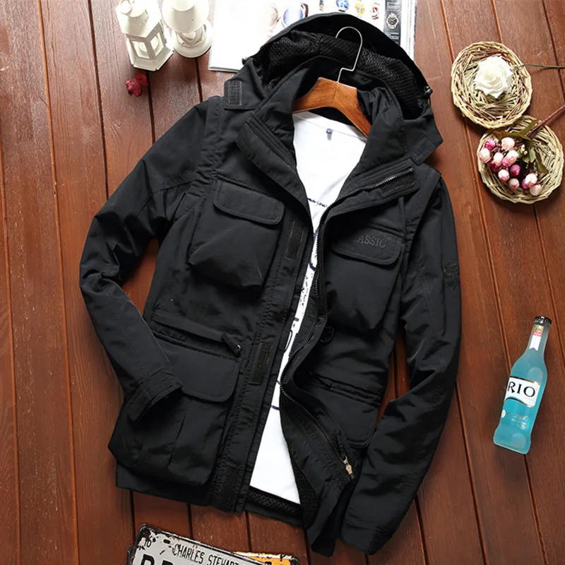 high quality quick dry spring winter multi pockets work jacket waterproof breathable cloth plus size men outdoor jackets coat, Picture
high quality quick dry spring winter multi pockets work jacket waterproof breathable cloth plus size men outdoor jackets coat, Picture