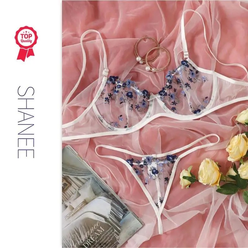SHANEE Floral Embroidered Mesh Underwire Lingerie Set For Women SL2102005-SLM-QS, Pink, yellow, red, linghting blue, blue, black
SHANEE Floral Embroidered Mesh Underwire Lingerie Set For Women SL2102005-SLM-QS, Pink, yellow, red, linghting blue, blue, black