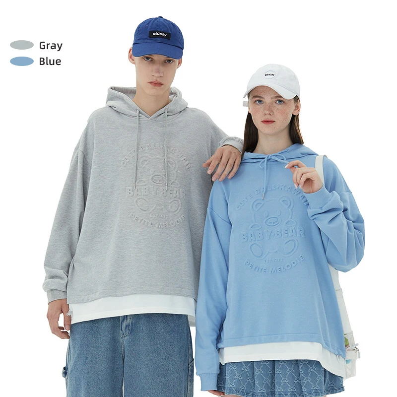 wholesale Casual Unisex thickening plus velvet sweatshirts Fake two pieces 3D three-dimensional bear print hoodie men, 2colors
wholesale Casual Unisex thickening plus velvet sweatshirts Fake two pieces 3D three-dimensional bear print hoodie men, 2colors