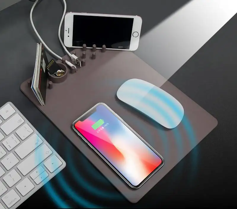 2020 new arrivals Logo Customized Promotional Gift Multifunctional wireless fast charging mouse pad QI standard
2020 new arrivals Logo Customized Promotional Gift Multifunctional wireless fast charging mouse pad QI standard