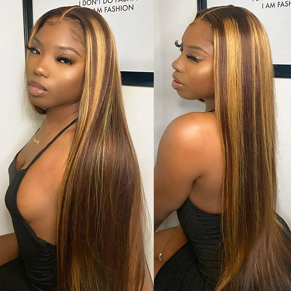 Addictive Soft And Glueless Colorful Wigs Human Hair 4/27 Highlight Lace Front Colored Human Hair Wig
Addictive Soft And Glueless Colorful Wigs Human Hair 4/27 Highlight Lace Front Colored Human Hair Wig