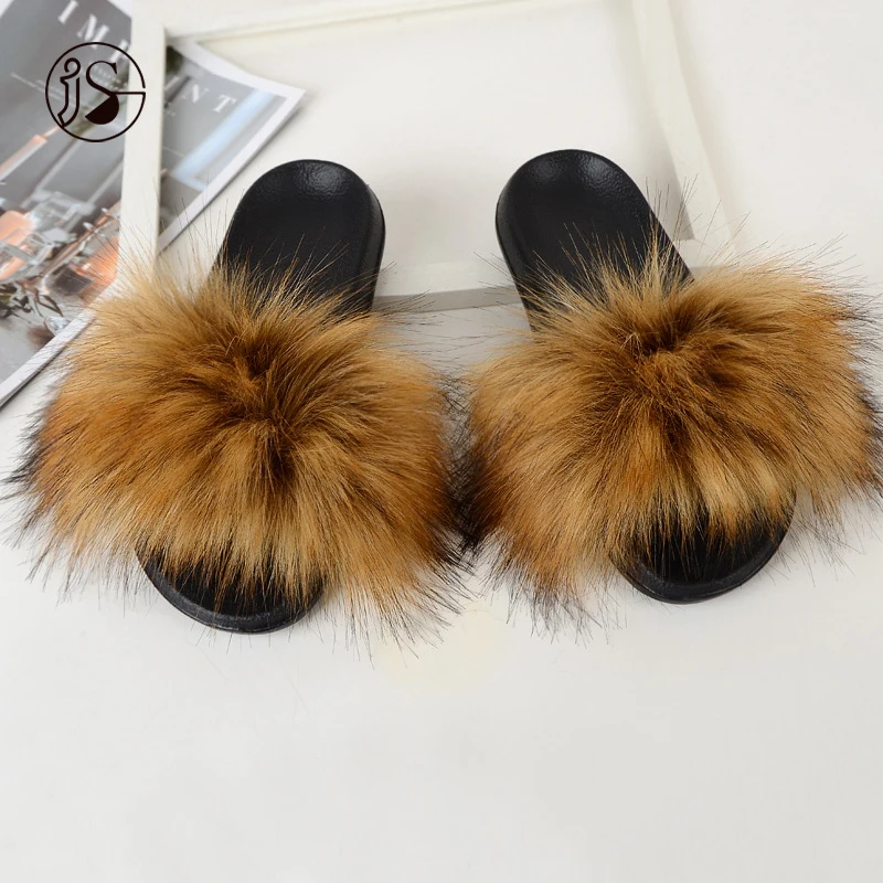 High-end genuine real faux raccoon fur slippers Colorful fur slides women fashion slippers long furry fur slides, Picture
High-end genuine real faux raccoon fur slippers Colorful fur slides women fashion slippers long furry fur slides, Picture