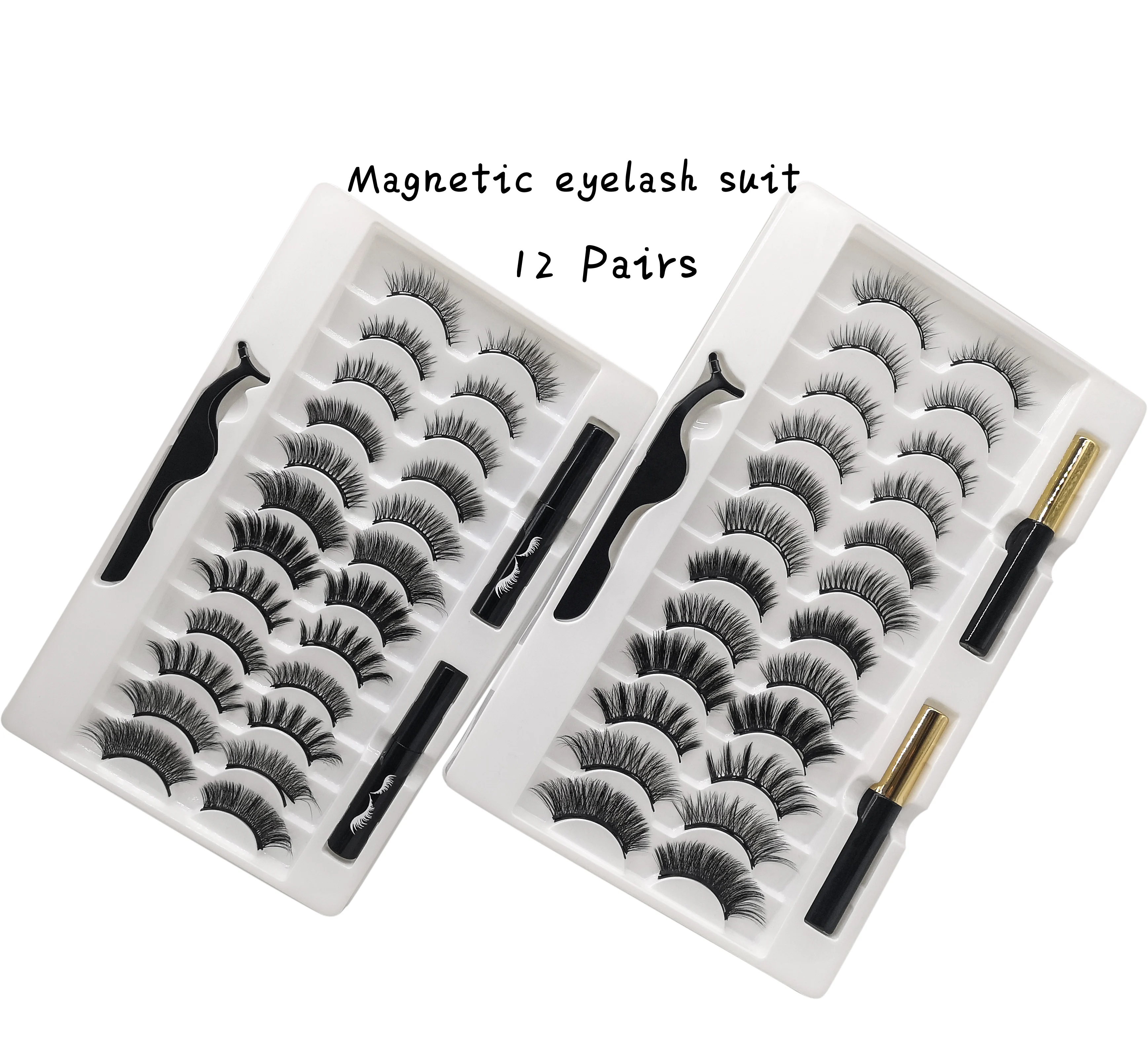 Wholesale Magnetic Eyelashes digital signage and displays lashes 3d vendor full strip lashes natural styles customized boxes
Wholesale Magnetic Eyelashes digital signage and displays lashes 3d vendor full strip lashes natural styles customized boxes