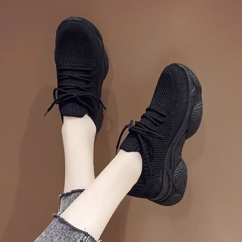 New autumn/winter 2021 women's shoes Korean version of thick sole flying woven leisure sports shoes
New autumn/winter 2021 women's shoes Korean version of thick sole flying woven leisure sports shoes
