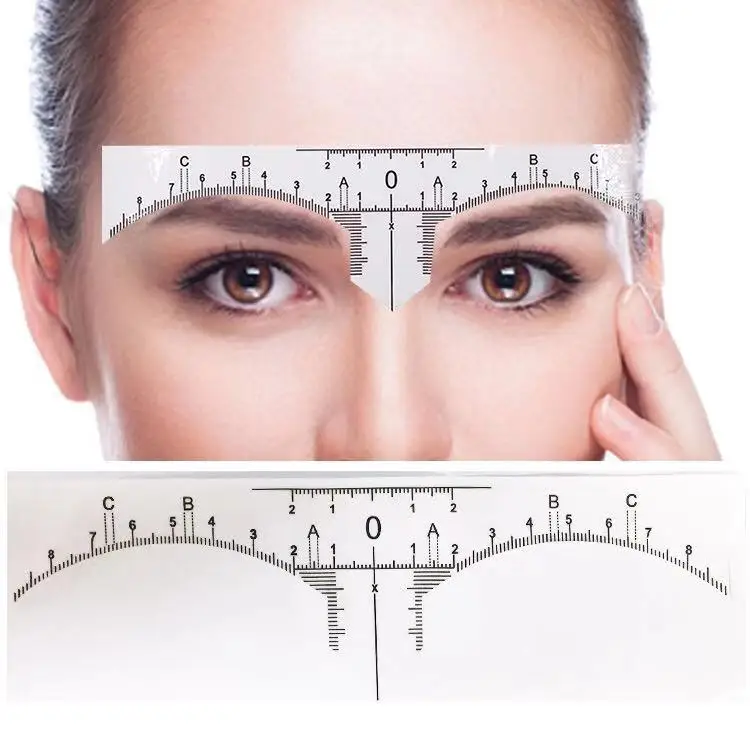 Disposable Tattoo New Eyebrow Measurement Ruler Sticker Microblading Accessoris Tool, Transparent
Disposable Tattoo New Eyebrow Measurement Ruler Sticker Microblading Accessoris Tool, Transparent