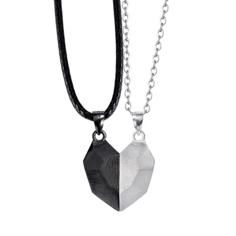 Stainless chain Alloy Heart Wish making Pendant Magnet Necklace For Lover Couple 2pcs/set NA055, As the pictures
Stainless chain Alloy Heart Wish making Pendant Magnet Necklace For Lover Couple 2pcs/set NA055, As the pictures