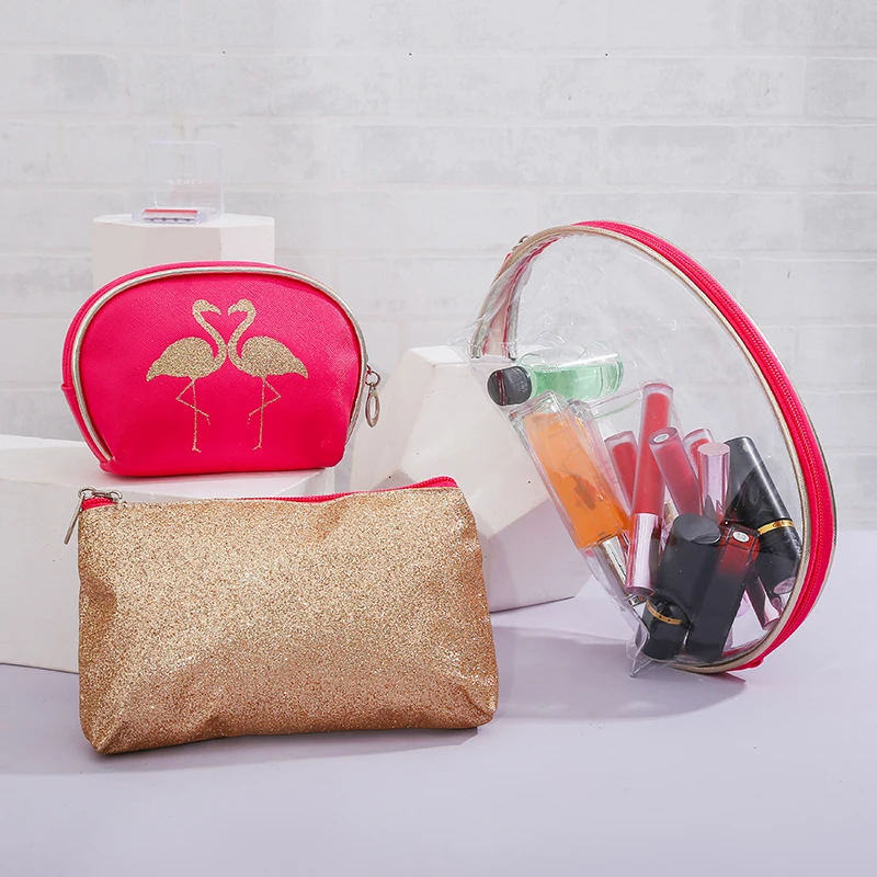 Factory price three-piece travel cosmetics bag animal print waterproof pvc makeup bag with zipper
Factory price three-piece travel cosmetics bag animal print waterproof pvc makeup bag with zipper