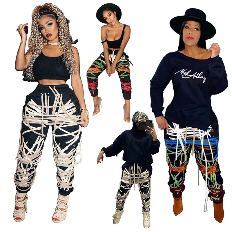 Slim High Waist Women Plus Size Cross Bandage Pants Lace Up Patchwork Casual Ladies Drawstring Trousers, Picture
Slim High Waist Women Plus Size Cross Bandage Pants Lace Up Patchwork Casual Ladies Drawstring Trousers, Picture