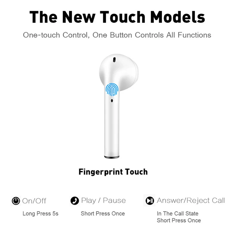Sport Earbud Headphones Stereo Mini Earphone Long Battery Blue tooth Wireless Earbuds - ANKUX.COM