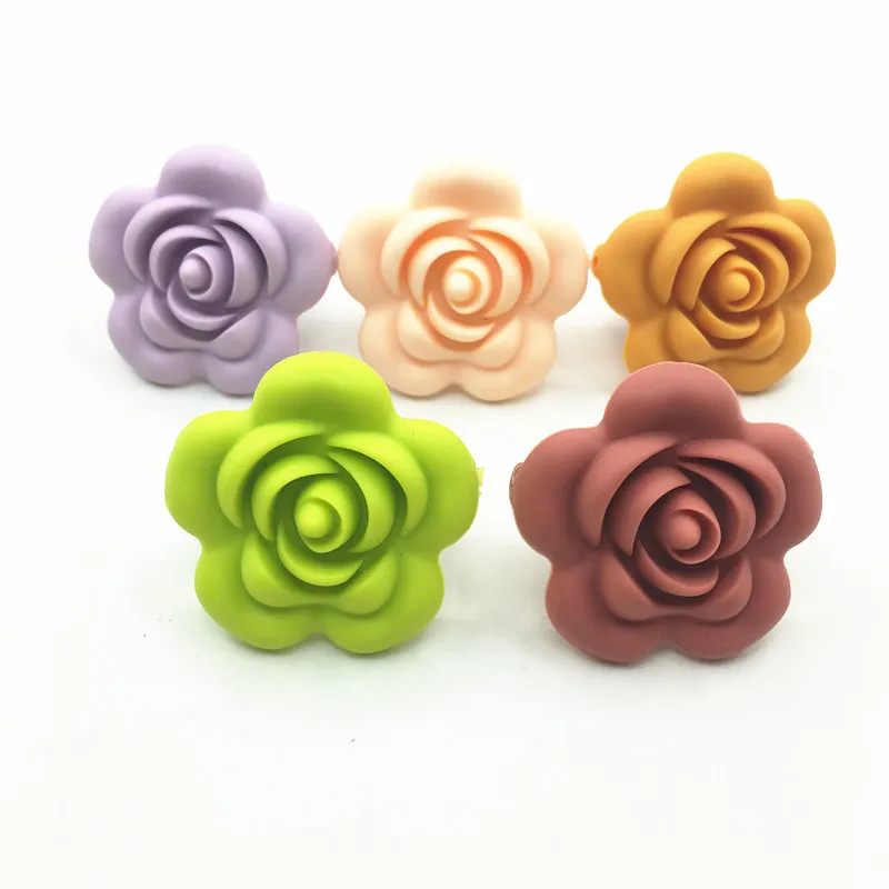 Rose silicone bead kids bracelets baby teether silicone flower beads wholesale silicon beads baby bpa food grade
Rose silicone bead kids bracelets baby teether silicone flower beads wholesale silicon beads baby bpa food grade