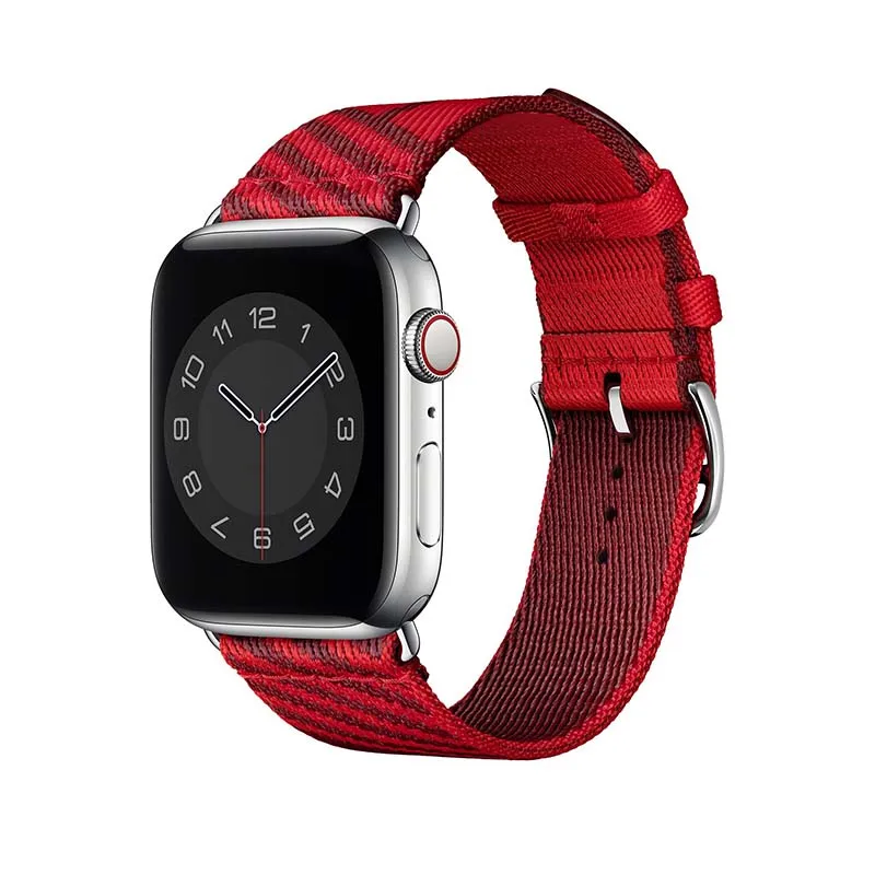 Charm Designer Bracelet Woven Nylon Loop Sport Bands For iWatch Series 5 4 3 2 44mm 42mm Jumping Single Tour Band, Optional
Charm Designer Bracelet Woven Nylon Loop Sport Bands For iWatch Series 5 4 3 2 44mm 42mm Jumping Single Tour Band, Optional