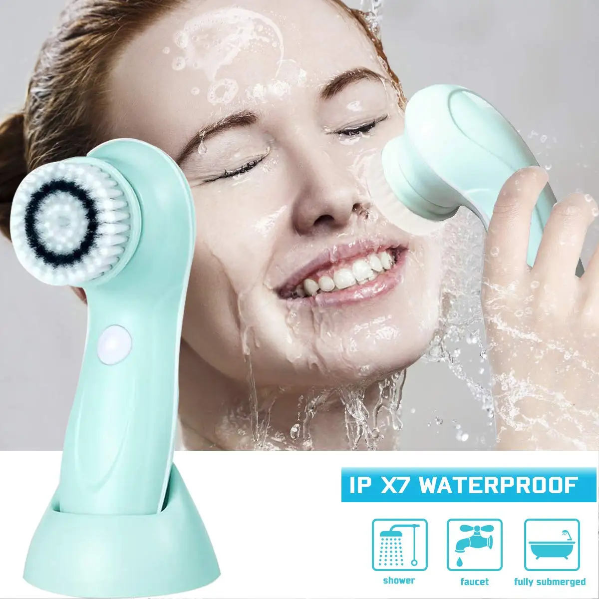 JOSUNN Mini USB Rechargeable Waterproof Professional Improve Beauty Firming Clean Facial Cleansing Brush, Pink, blue
JOSUNN Mini USB Rechargeable Waterproof Professional Improve Beauty Firming Clean Facial Cleansing Brush, Pink, blue