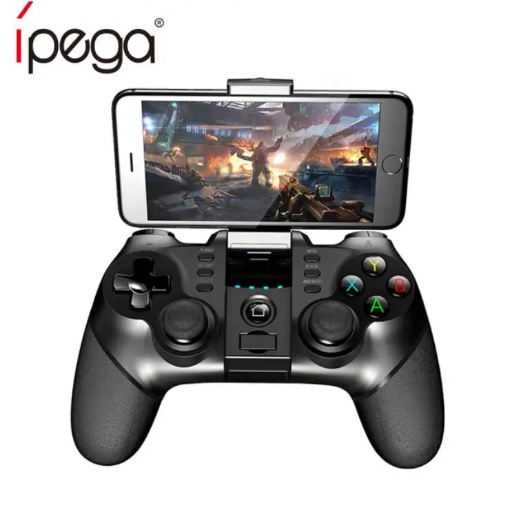 

Ipage 9077 PG-9077 Gamepad Game Pad Controller Mobile Trigger Joystick For Android Cell Smart Phone TV Box PC PS3 VR, Black