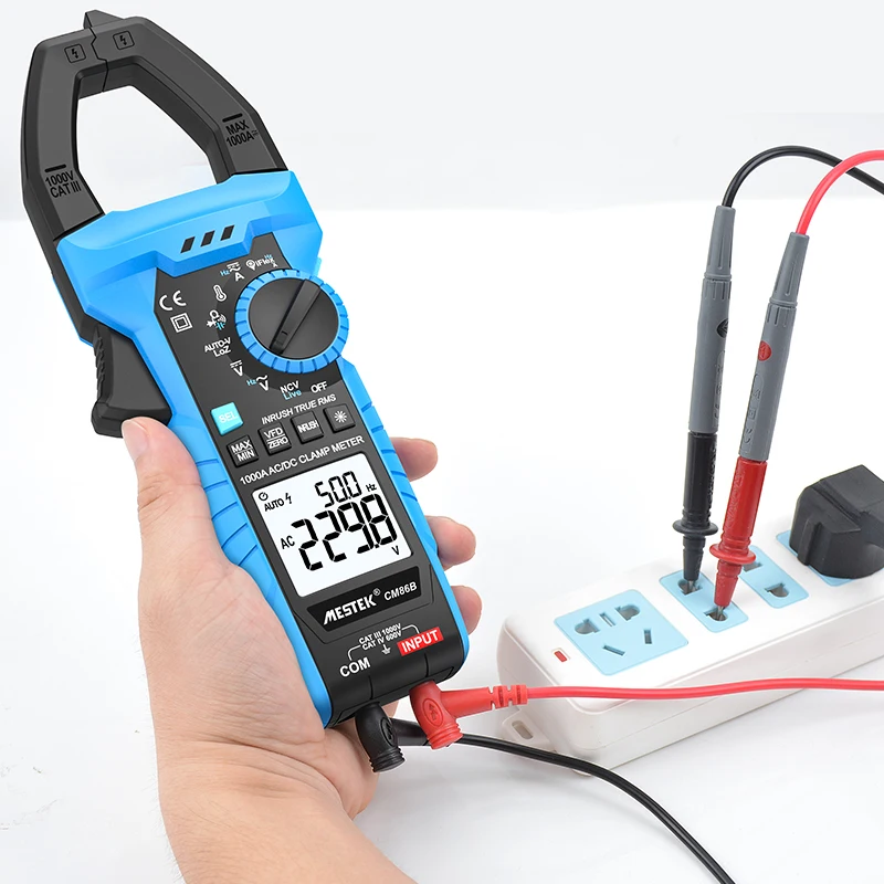 large range Digital Clamp Meters AC/DC Current Voltage CM86B True RMS Auto Range VFC Capacitance 1000A Clamp Digital Meter
large range Digital Clamp Meters AC/DC Current Voltage CM86B True RMS Auto Range VFC Capacitance 1000A Clamp Digital Meter