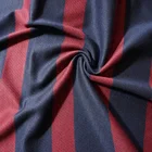 Double sided wool polyester jersey elastane knitted jacquard fabric for coats