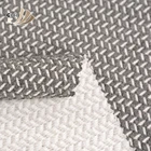 Newest style cheap yarn dye weft knitting melange white herringbone brocade jacquard fabric for garment