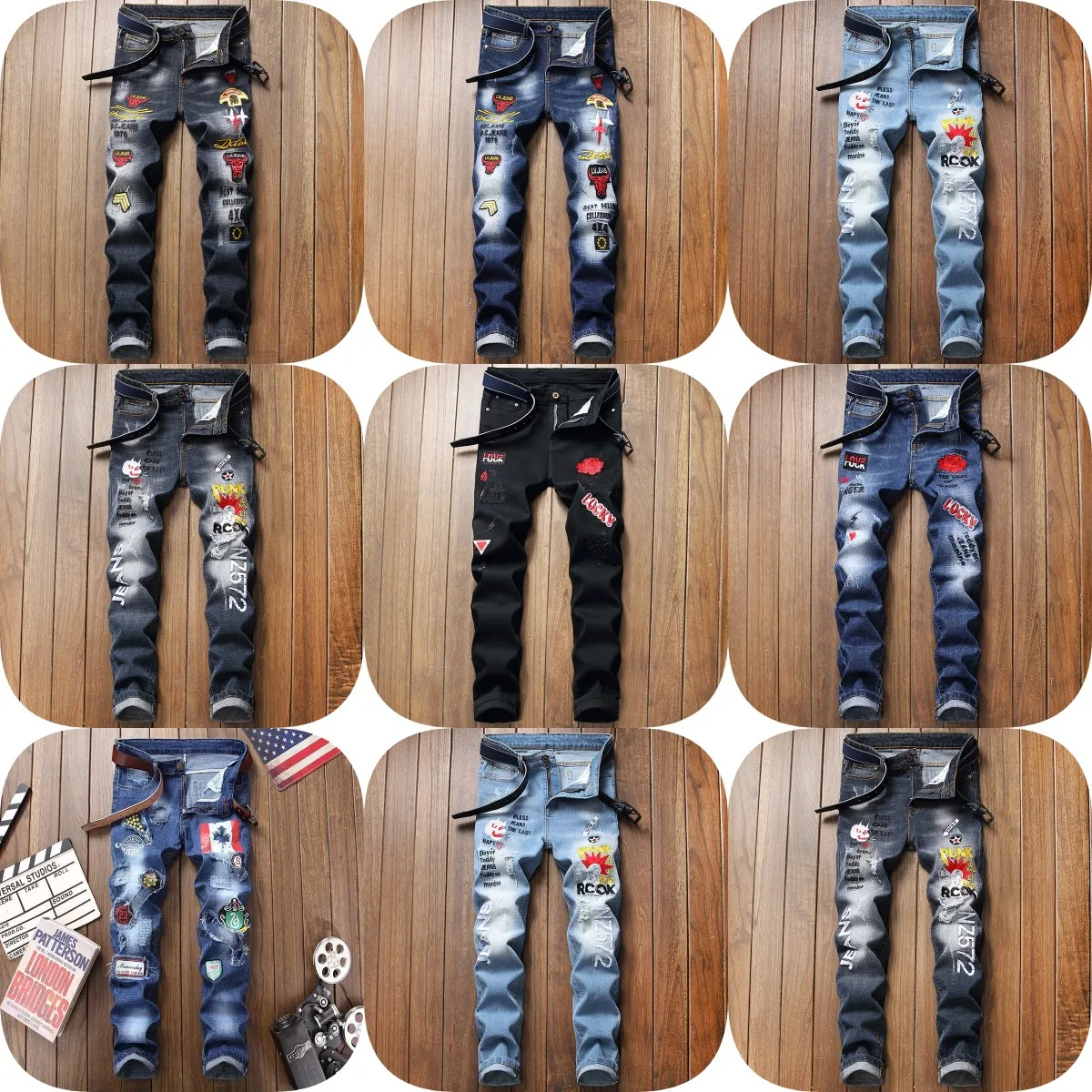 Men's trousers Striped edge custom jeans Spot men jeans trouser slim straight zipper denim jeans factory
Men's trousers Striped edge custom jeans Spot men jeans trouser slim straight zipper denim jeans factory