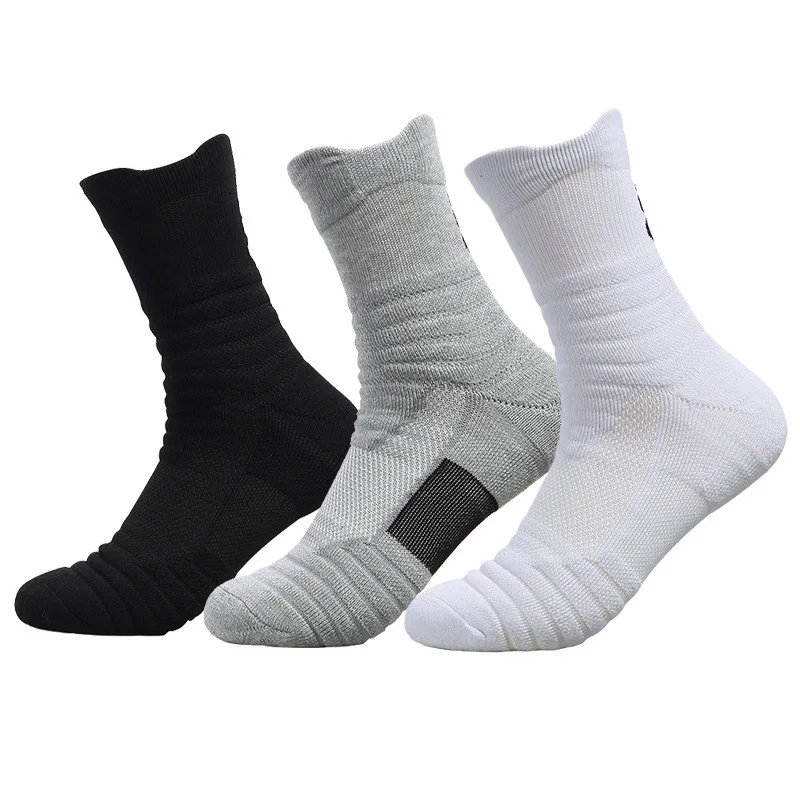 Basketball socks men's long tube cotton socks professional outdoor running badminton socks, Black, white, grey
Basketball socks men's long tube cotton socks professional outdoor running badminton socks, Black, white, grey