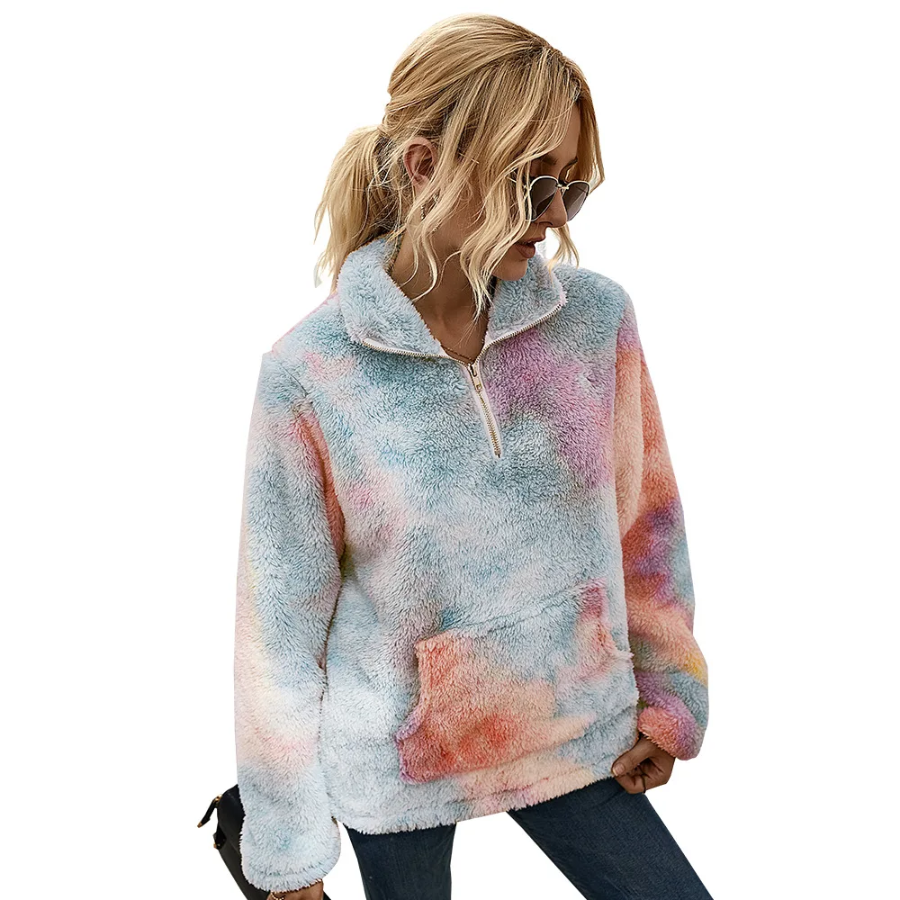 Fleece Zipper-up Pullover For Women Clothing Wholesale Fahion Dye Fleece Full Sleeve Zipper-up Pullover CoatFor Women, 7 color
Fleece Zipper-up Pullover For Women Clothing Wholesale Fahion Dye Fleece Full Sleeve Zipper-up Pullover CoatFor Women, 7 color