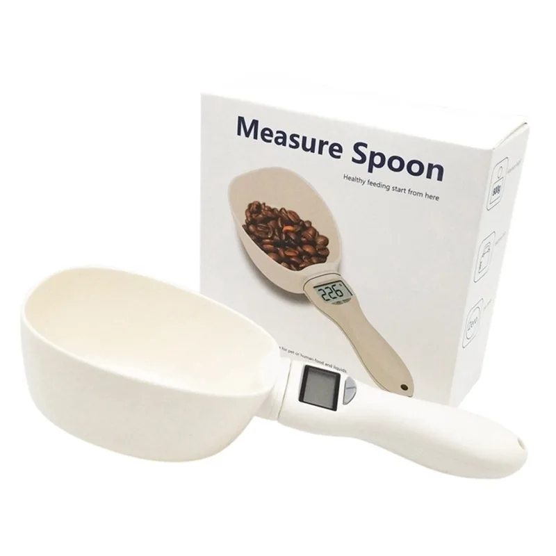 Precise Pet Dog Food Measuring Cup Detachable Cat Food Scooper Digital Scale Spoon with LCD Display
Precise Pet Dog Food Measuring Cup Detachable Cat Food Scooper Digital Scale Spoon with LCD Display
