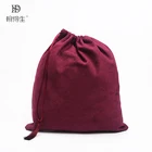 Eco-Friendly Cheap Promotional Natural Canvas Drawstring Shoe Bags With Your Logo