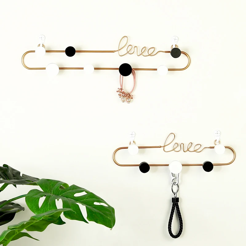 European style wrought iron love text decoration hook, living room wall key hanging bedroom coat rack metal crafts, Gold, black
European style wrought iron love text decoration hook, living room wall key hanging bedroom coat rack metal crafts, Gold, black