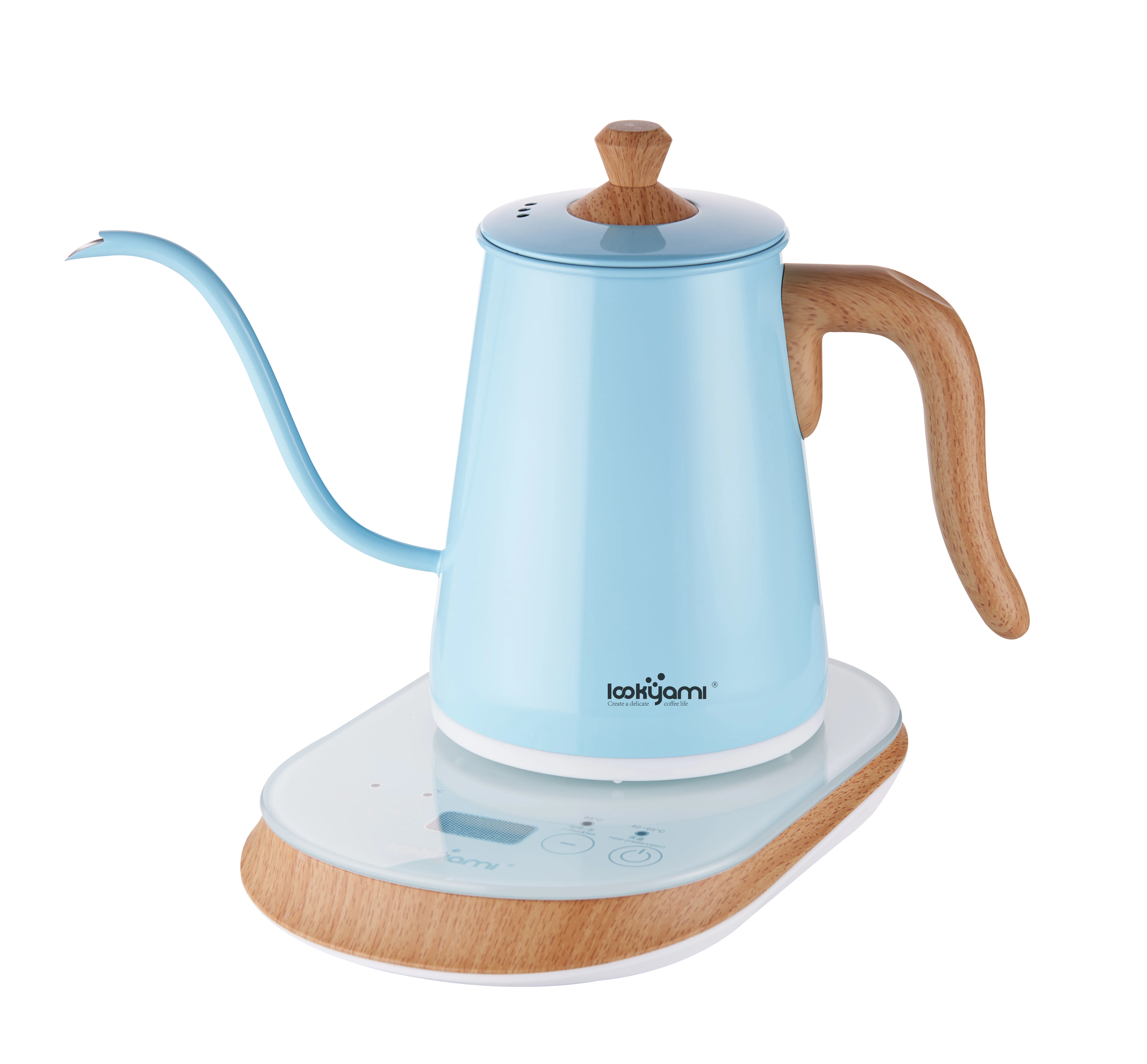 Electric Coffee Pour Over v60 Gooseneck Drip Kettle, Black, white, green, pink, blue
Electric Coffee Pour Over v60 Gooseneck Drip Kettle, Black, white, green, pink, blue