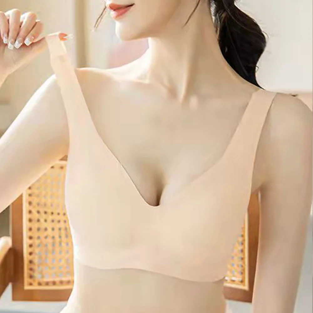 Dropshipping ladies soft breathable wireless t-shirt underwear women push up seamless bra
Dropshipping ladies soft breathable wireless t-shirt underwear women push up seamless bra