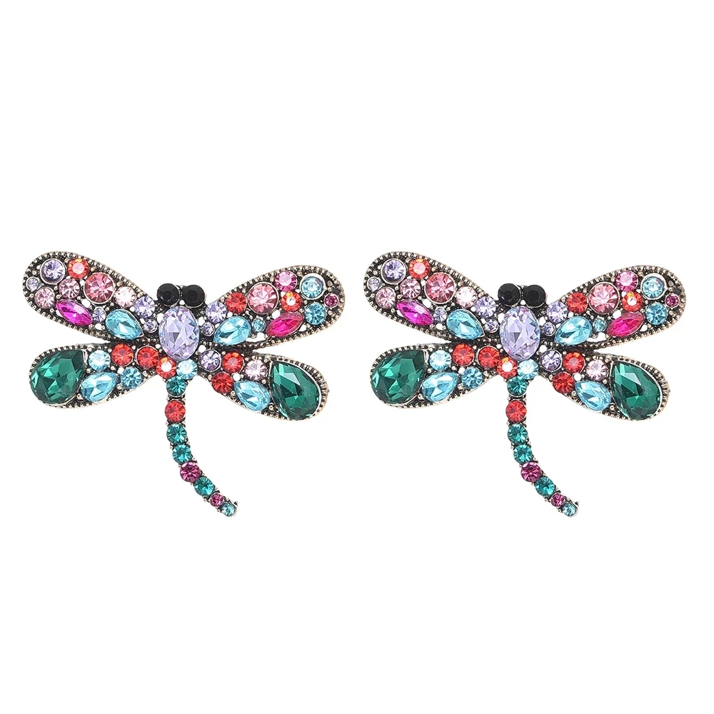 Fashion Girls Party Big Statement Earrings Accessories New Design Luxury Crystal Dragonfly Shaped Stud Earrings Jewelry, Many colors fyi
Fashion Girls Party Big Statement Earrings Accessories New Design Luxury Crystal Dragonfly Shaped Stud Earrings Jewelry, Many colors fyi